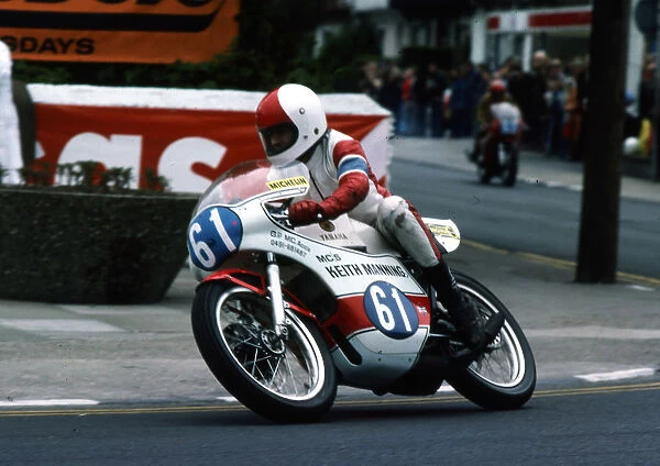 Doug Randall (Yamaha) 1977 Junior TT