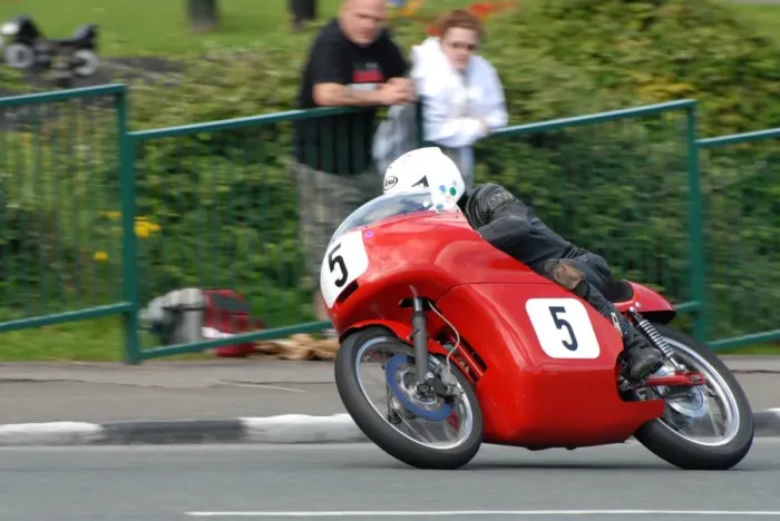 Framed Print : Doug Snow (Ducati) 2007 Junior Classic Manx Grand Prix