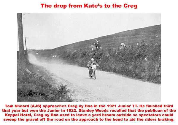 The drop from Kates to the Creg