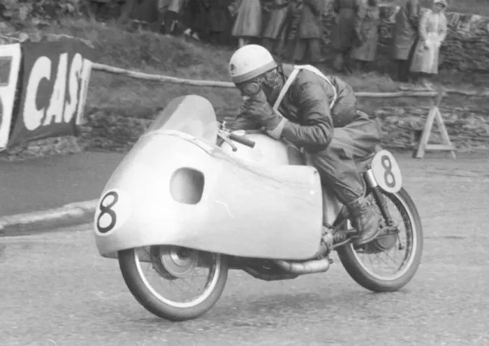 Framed Print : Dudley Edlin (EMC) 1956 Lightweight TT Framed Print : Dudley Edlin (EMC) 1956 Lightweight TT