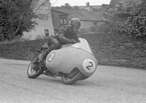 Duilio Agostini (Guzzi) 1955 Junior TT
