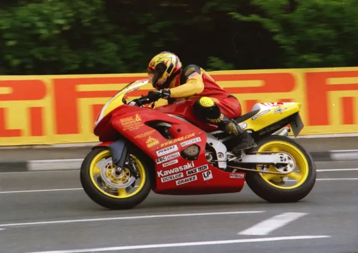 Framed Print : Dwight Mitchell (Kawasaki) 1999 Production TT Framed Print : Dwight Mitchell (Kawasaki) 1999 Production TT