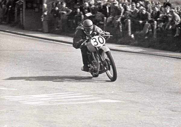 E B Harvey (BSA) 1949 Junior Manx Grand Prix
