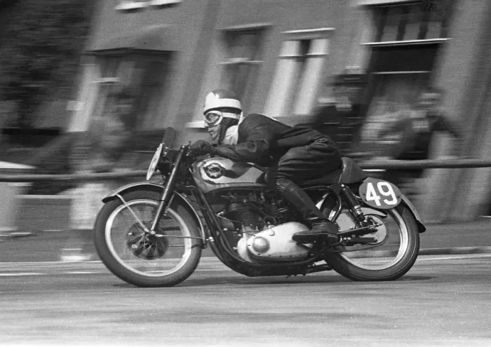 Framed Print : Eddie Dow (BSA) 1953 Senior Clubman TT Framed Print : Eddie Dow (BSA) 1953 Senior Clubman TT