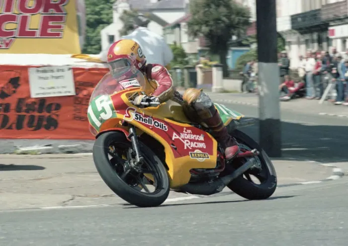 Framed Print : Eddie Roberts (Rotax) 1983 Junior TT Framed Print : Eddie Roberts (Rotax) 1983 Junior TT