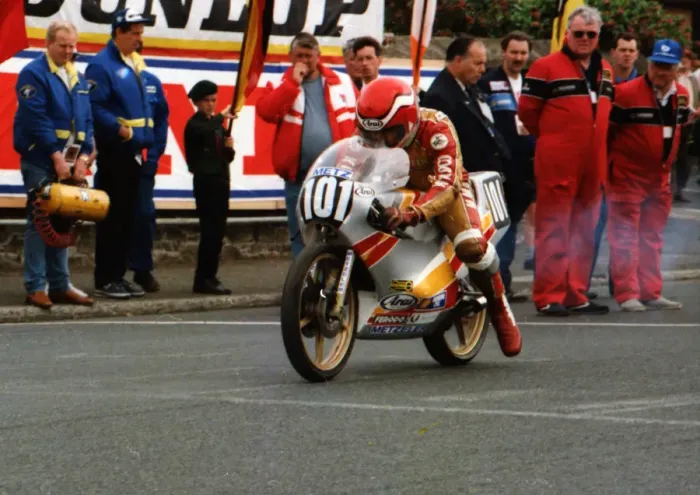 Framed Print : Eddie Roberts (San Vanero) 1989 Ultra Lightweight TT Framed Print : Eddie Roberts (San Vanero) 1989 Ultra Lightweight TT