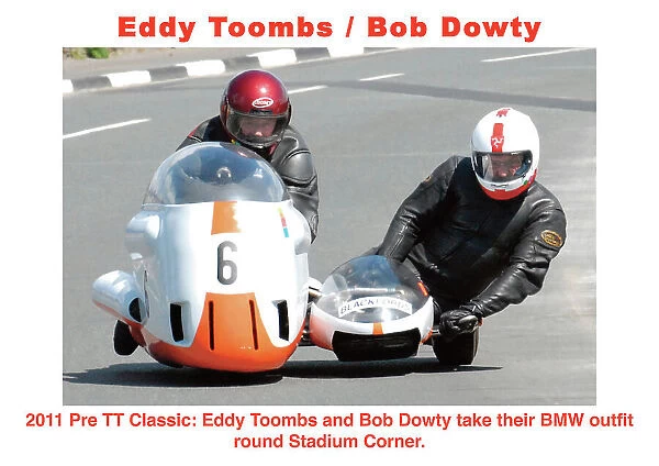 Eddy Tombs Bob Dowty BMW 2011 Pre TT Classic