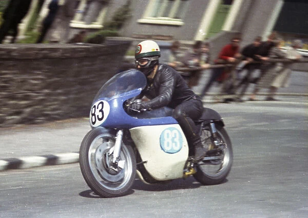 Edi Lenz (AJS) 1965 Junior TT