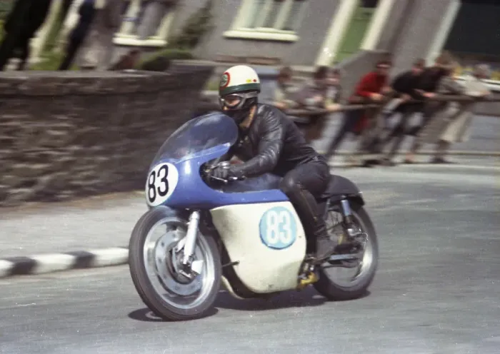 Framed Print : Edi Lenz (AJS) 1965 Junior TT Framed Print : Edi Lenz (AJS) 1965 Junior TT