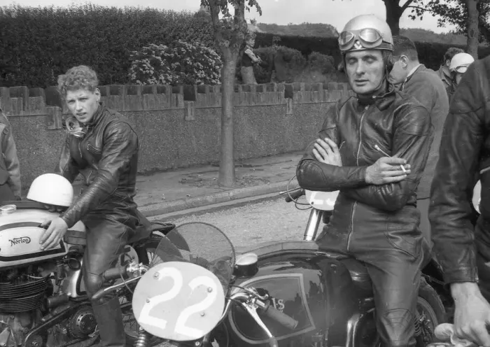 Framed Print : Edward Goodwin (AJS) 1956 Junior Manx Grand Prix Framed Print : Edward Goodwin (AJS) 1956 Junior Manx Grand Prix