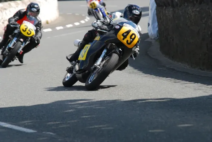 Framed Print : Edward Poole (Norton) 2011 Pre TT Classic Framed Print : Edward Poole (Norton) 2011 Pre TT Classic