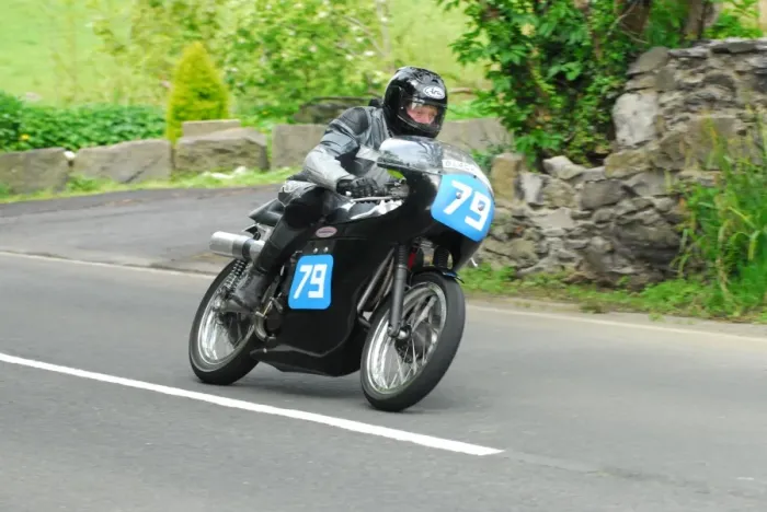 Framed Print : Edward Poole (Norton) 2015 Pre TT Classic Framed Print : Edward Poole (Norton) 2015 Pre TT Classic