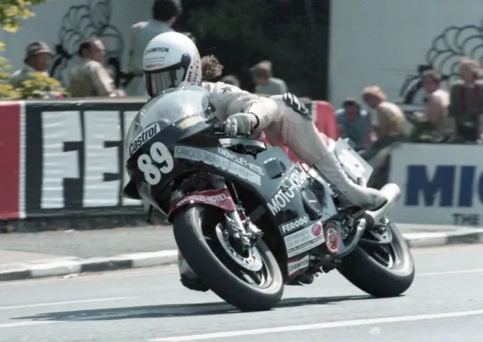 Framed Print : Elmar Geulen (Kawasaki) 1985 Formula Two TT Framed Print : Elmar Geulen (Kawasaki) 1985 Formula Two TT