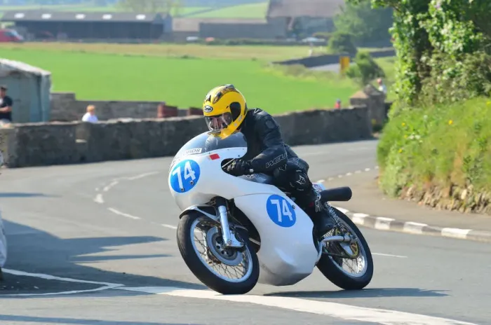 Framed Print : Eric Ammann (Seeley 7R) 2012 Pre TT Classic Framed Print : Eric Ammann (Seeley 7R) 2012 Pre TT Classic