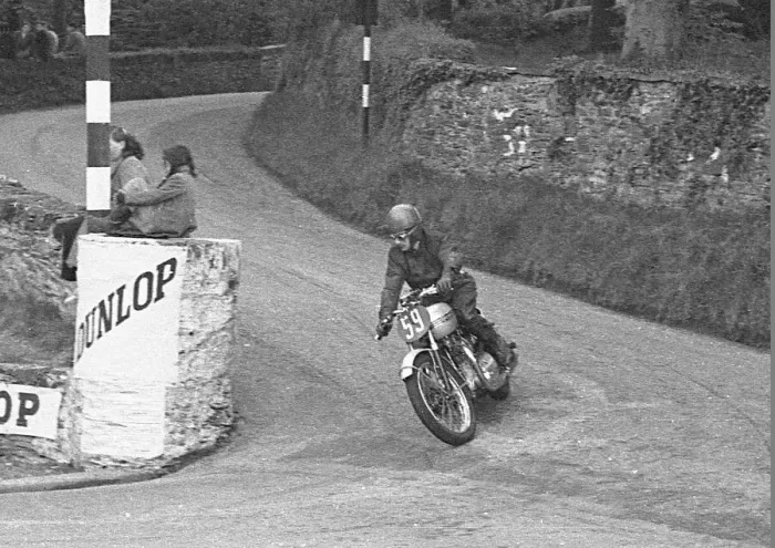 Framed Print : Eric Bowman (Triumph) 1951 Senior Clubman TT Framed Print : Eric Bowman (Triumph) 1951 Senior Clubman TT