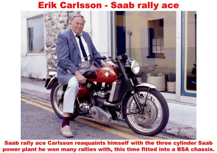 Framed Print : Eric Carlsson - Saab Rally Ace Framed Print : Eric Carlsson - Saab Rally Ace
