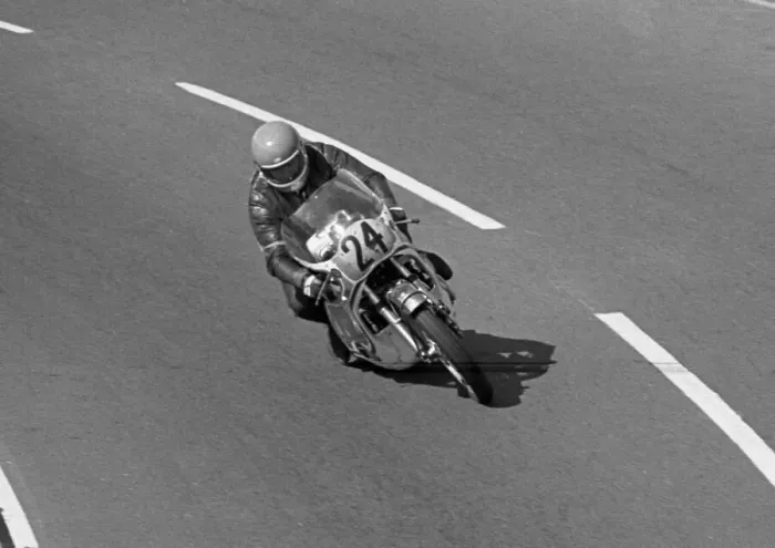 Framed Print : Eric Cornes (Honda) 1975 Production TT Framed Print : Eric Cornes (Honda) 1975 Production TT