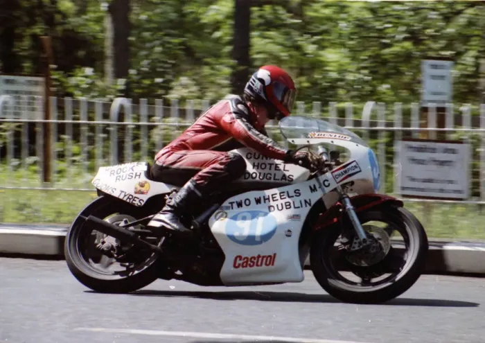 Framed Print : Eric Galbraith (Yamaha) 1982 350 TT Framed Print : Eric Galbraith (Yamaha) 1982 350 TT
