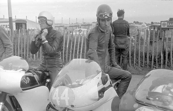 Ernesto Brambilla (Bianchi) 1961 Junior TT practice