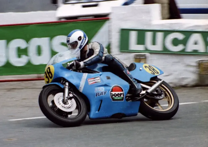 Framed Print : Ernst Gschwender (Yamaha) 1981 Senior TT Framed Print : Ernst Gschwender (Yamaha) 1981 Senior TT