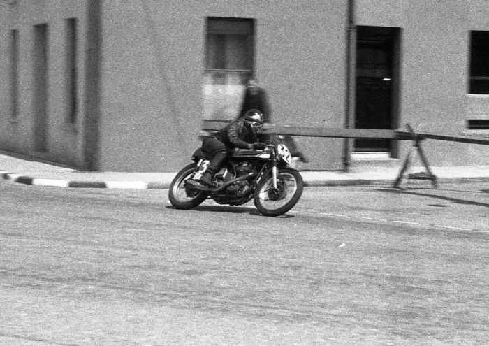 Framed Print : Errol Grant (Norton) 1956 Senior TT Framed Print : Errol Grant (Norton) 1956 Senior TT