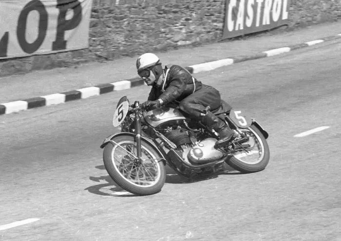 Framed Print : Ewan Haldane (BSA) 1954 Senior Clubman TT Framed Print : Ewan Haldane (BSA) 1954 Senior Clubman TT