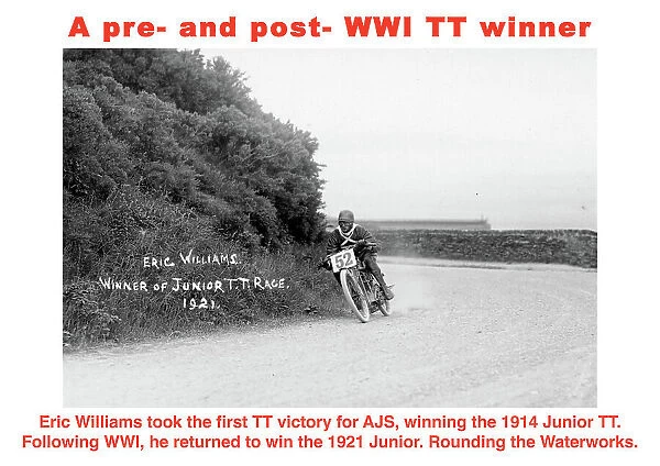EX Eric Williams AJS 1914 Junior TT