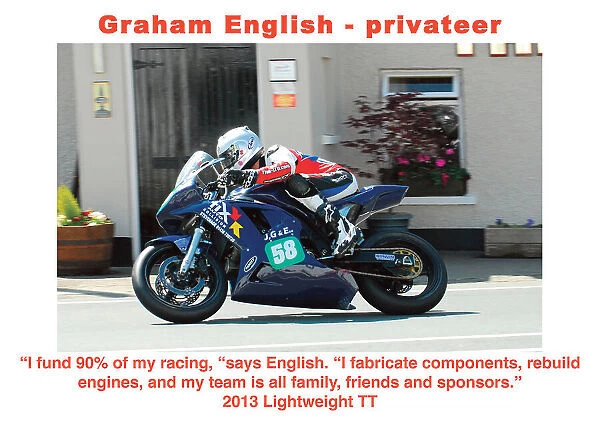 EX Graham English Suzuki 2013 Lightweight TT