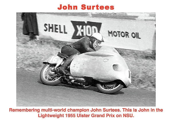 EX John Surtees NSU 1955 Lightweight Ulster Grand Prix