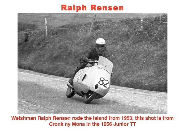 EX Ralph Rensen Norton 1956 Junior TT