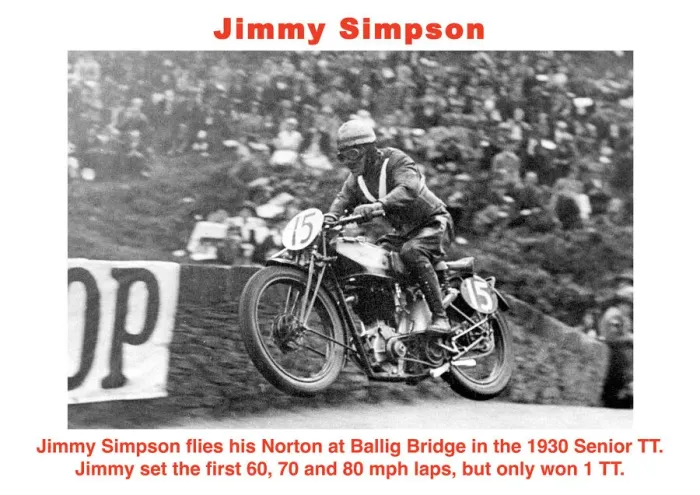 Framed Print : EX TT 1930 Simpson