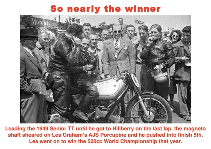 Framed Print : EX TT 1949 Graham