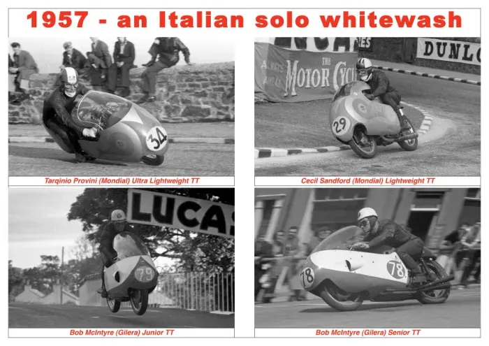 Framed Print : EX TT 1957 Italian Framed Print : EX TT 1957 Italian