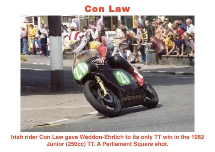 Framed Print : EX TT 1982 Law Framed Print : EX TT 1982 Law