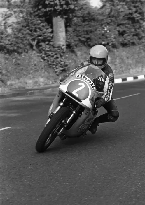 Framed Print : The eyes have it: Joey Dunlop (Honda) 1978 Formula One TT