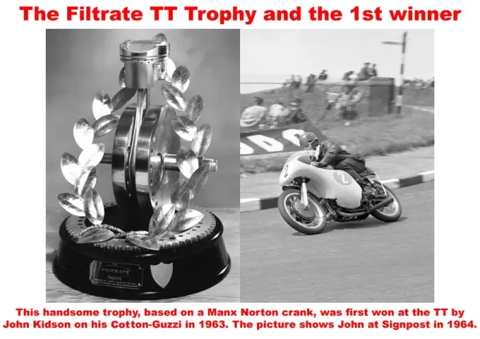 Framed Print : The Filtrate Trophy and the first winner Framed Print : The Filtrate Trophy and the first winner