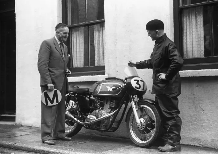 Framed Print : The first G50: 1958 Manx Grand Prix Framed Print : The first G50: 1958 Manx Grand Prix
