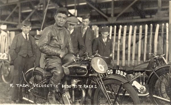The first Japanese TT rider