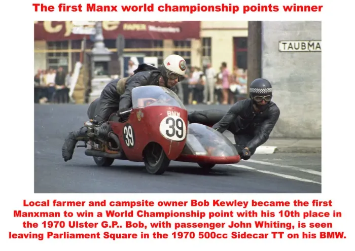 Framed Print : The first Manx world championship points winner Framed Print : The first Manx world championship points winner