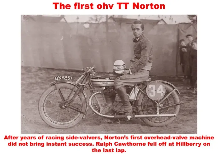 Framed Print : The first ohv TT Norton Framed Print : The first ohv TT Norton