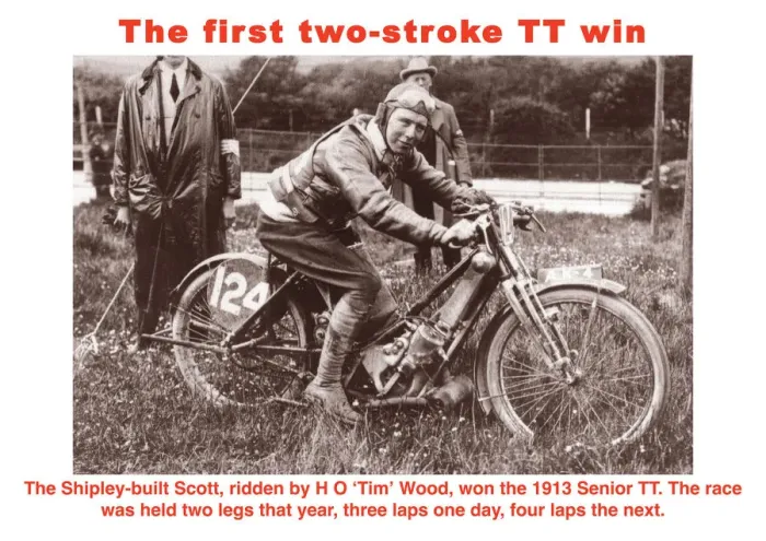 Framed Print : The first two-stroke TT win Framed Print : The first two-stroke TT win