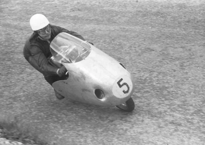 Framed Print : Florian Camathias (NSU) 1957 Lightweight TT Framed Print : Florian Camathias (NSU) 1957 Lightweight TT