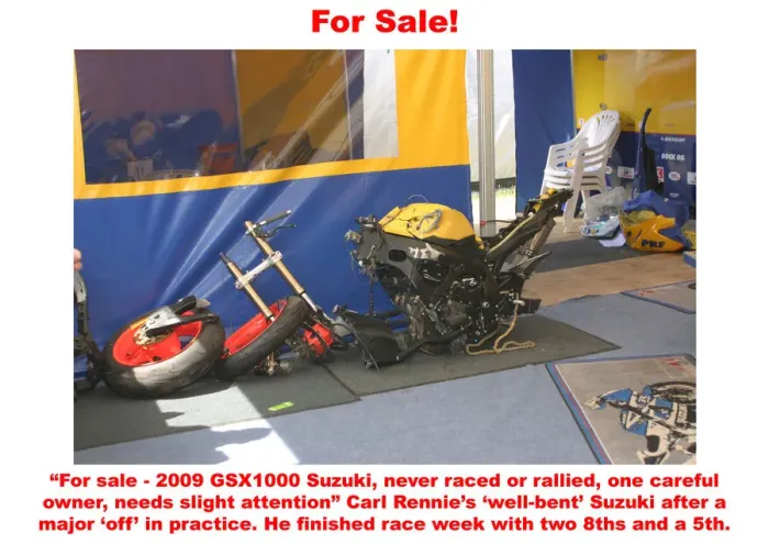 Framed Print : ForSale. For sale - 2009 GSX1000 Suzuki, never raced or rallied