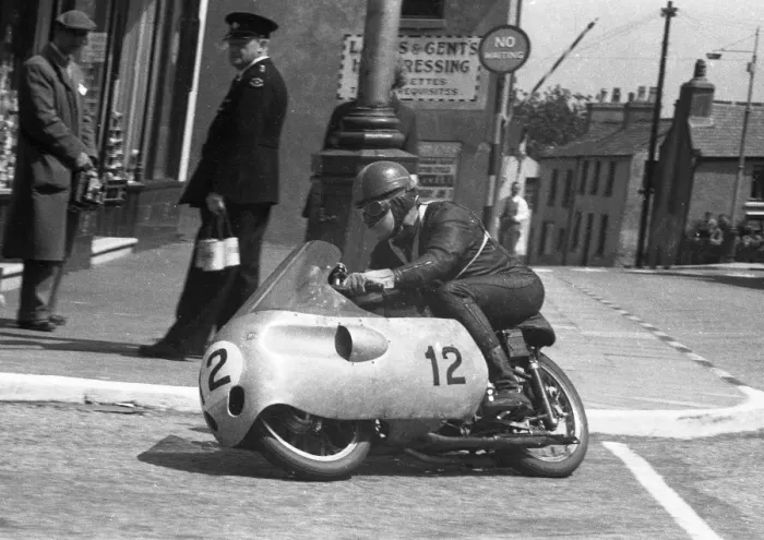 Framed Print : Francisco Gonzales at the Manx Arms: 1956 Ultra Lightweight TT Framed Print : Francisco Gonzales at the Manx Arms: 1956 Ultra Lightweight TT