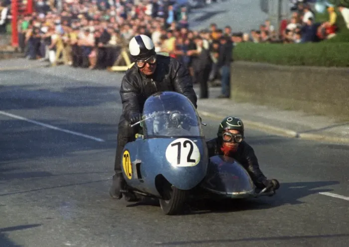 Framed Print : Frank Barton & A H Barker (Triumph) 1969 750 Sidecar TT Framed Print : Frank Barton & A H Barker (Triumph) 1969 750 Sidecar TT
