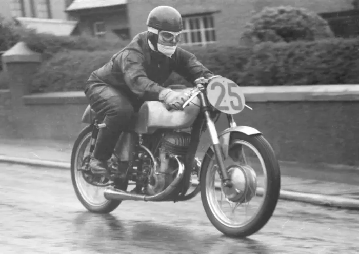 Framed Print : Frank Burman (EMC) 1955 Lightweight TT Framed Print : Frank Burman (EMC) 1955 Lightweight TT