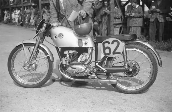 Framed Print : Frank Burman (EMC Puch) 1952 Ultra Lightweight TT Framed Print : Frank Burman (EMC Puch) 1952 Ultra Lightweight TT