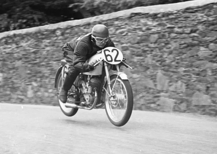Framed Print : Frank Burman (EMC Puch) 1952 Ultra Lightweight TT Framed Print : Frank Burman (EMC Puch) 1952 Ultra Lightweight TT