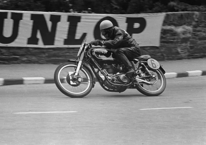 Framed Print : Frank Cope (AJS) 1952 Lightweight TT Framed Print : Frank Cope (AJS) 1952 Lightweight TT