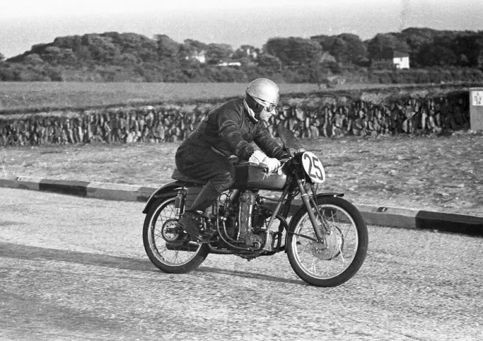 Framed Print : Frank Cope (MV) 1954 Ultra Lightweight TT